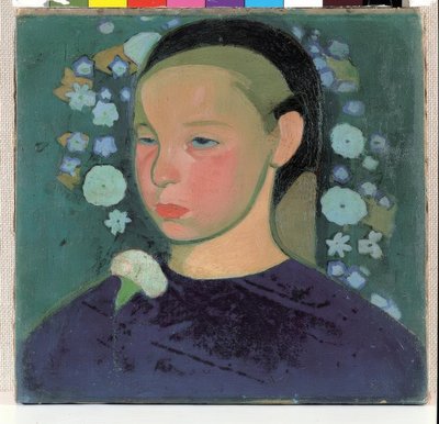The Flower Girl (First Idea) by Gino Rossi